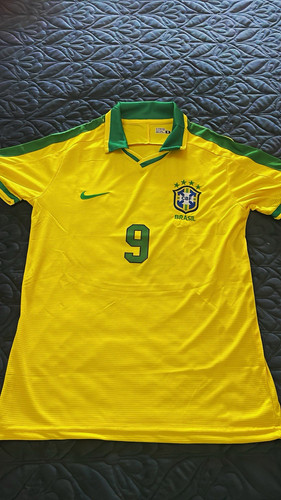 Brazil 2002 home shirt - home, ronaldo