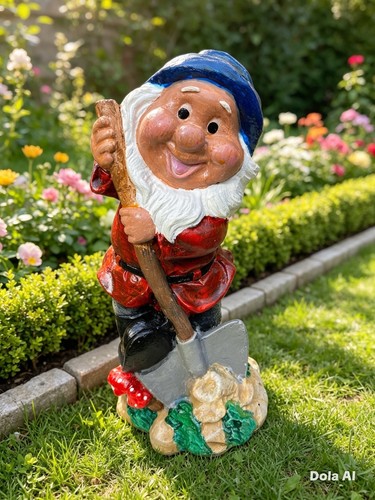 Concrete garden ornament - ,