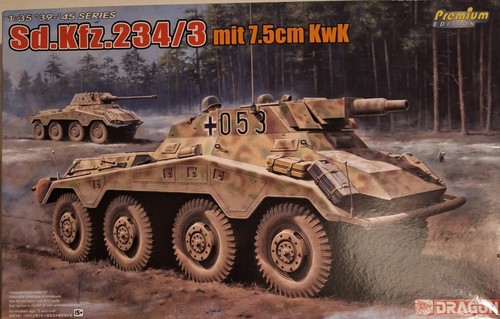 Dragon kfz 234 - sd.kfz.234/3, w/aluminum