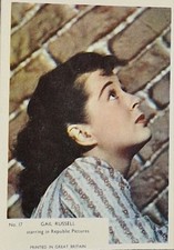 Gail Russell - Kane Film Stars Trading Cards