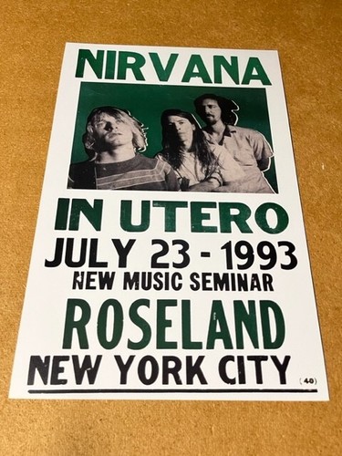 Nirvana kurt cobain 1993 - nirvana, in