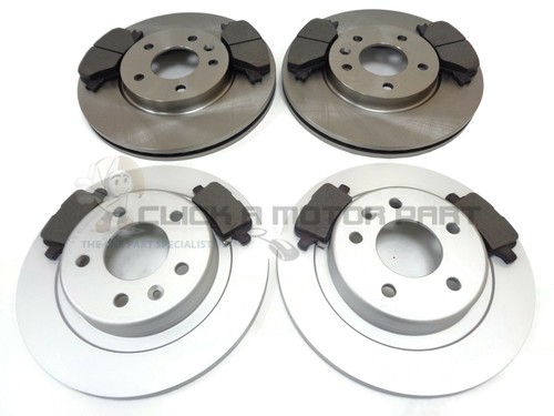 Front rear brake discs and - rear,