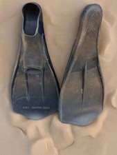 Vented SCUBA Fins Black USED