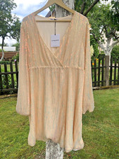 Glamorous Nude Evening Wrap