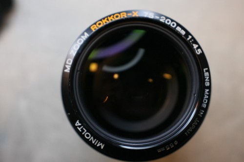 Minolta rokkor 200mm - minolta, 75-200mm