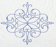 Vintage embroidery transfer - vintage,