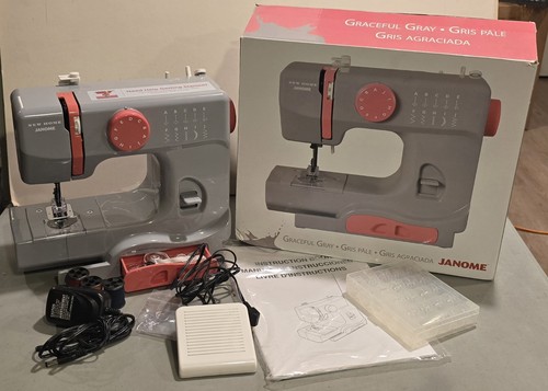 Janome graceful gray pink - janome,