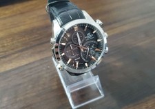 Casio Edifice EQB-501L-1AJF Tough Solar Bluetooth Chronograph Black Dial Leather