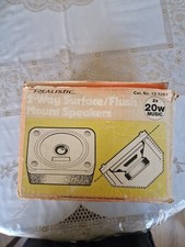 Realistic 12-7251 2 Way Surface/flush Mount Speakers. 