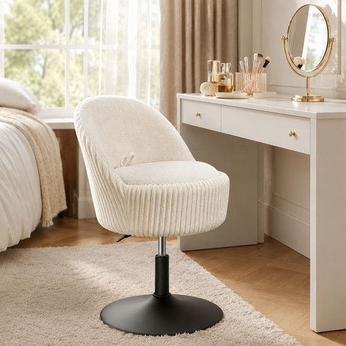 Vanity chair adjustable swivel - vanity,