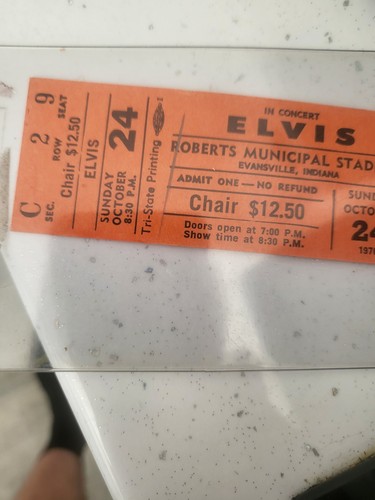 Genuine used elvis presley