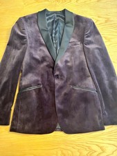Kin Tuxedo Jacket Aubergine