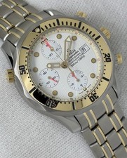 OMEGA Seamaster Chrono Auto Steel 18ct Gold 41mm Gents Watch 2025 Service