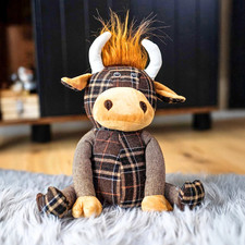 Highland cow door stop heavy - highland,