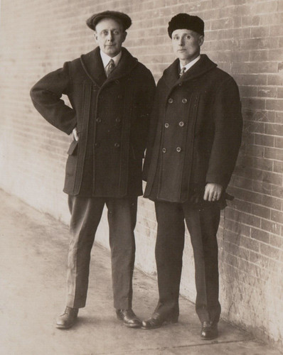 1914 navy men peacoats pleated - navy,