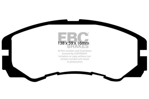 Ebc ultimax front - ebc, pads
