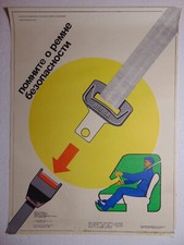 Original Safety Warning Poster