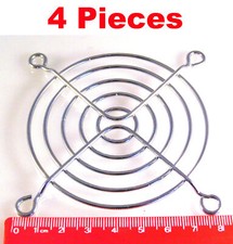 Cooling Fan Guard 80x80mm Chromed Steel 4 Pieces OL0371