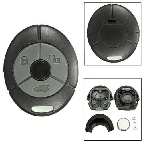 Button remote key fob - 3, case
