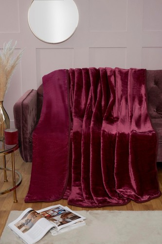 Mink throw large - mink,