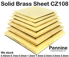 *Polished BRASS SHEET 0.7 to