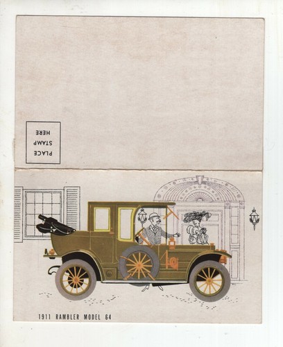 Vintage post card - post,