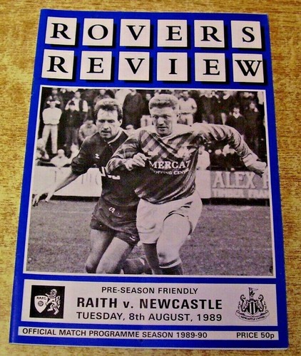 Raith rovers programmes - rovers,