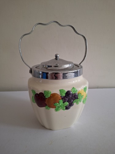 Ceramic biscuit barrel metal - ceramic,