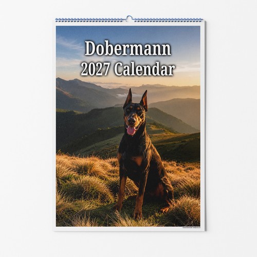 Dobermann dog wall - dobermann,