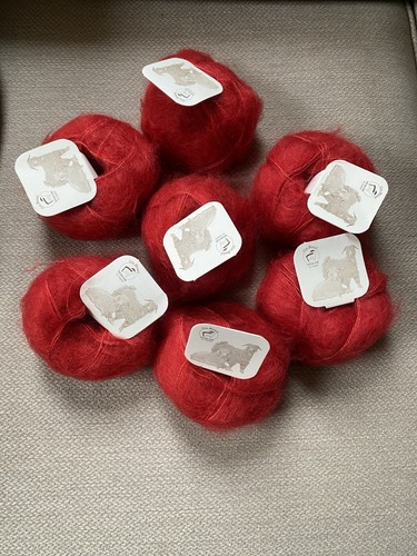 Mohair canard brushed lace - mohair, by