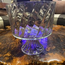 Large Trifle Bowl Heavy Glass