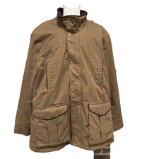 JOULES Smooth Cotton Tweed PRINT 'Fullerton' Field Hunting Jacket Size XXL