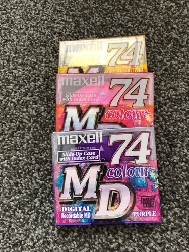 Maxell mini discs - maxell,