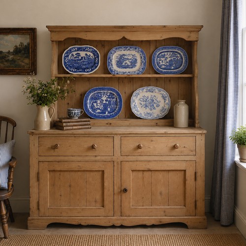Antique blue white - 5,