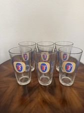 6 Vintage Fosters Pint Beer