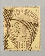 1883 1 2d stamp - 1883-84, 1/2d