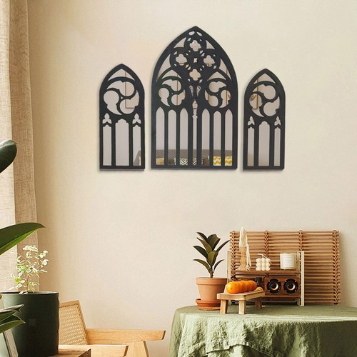 3pcs gothic mirrors wall - 3pcs, decor
