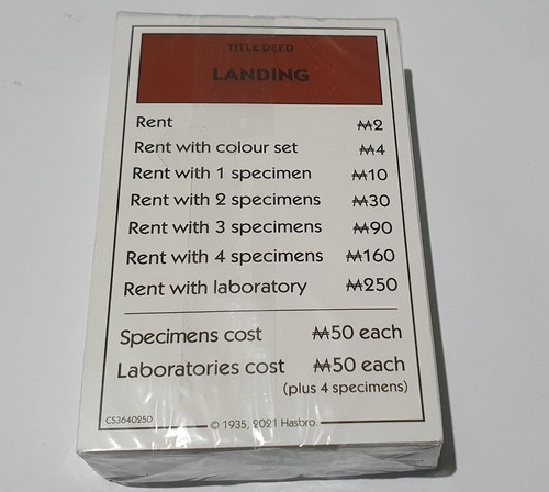 Full set monopoly - full, deed