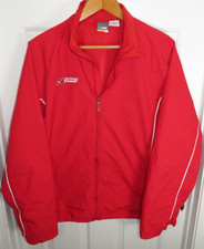 NIKE BAUER - Vapor Warm Up Jacket Full Zip Mens Size 2XL Red & White