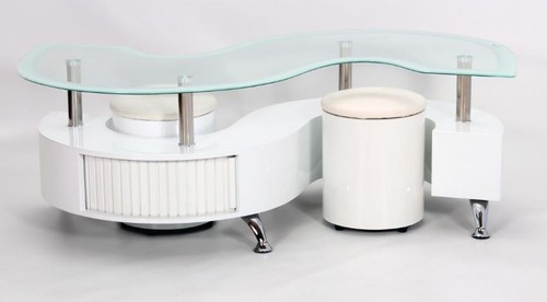 Glass coffee table - coffee, 2