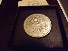 1951 George IV Festival Of Britain Crown. Boxed excellent condition great lustre