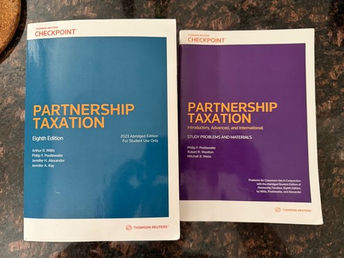 Partnership taxation eighth - partnership, taxation,