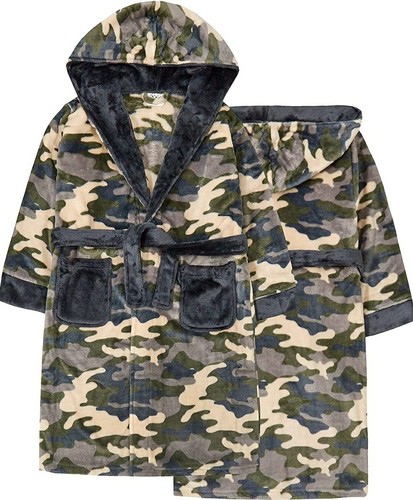 Kids camo hooded - camo, fleece