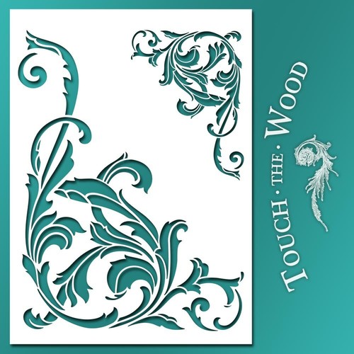 Shabby chic stencil vintage - shabby,
