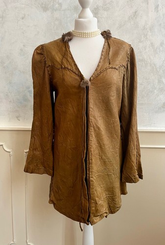 Native american brown leather - native,