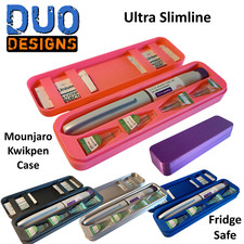Kwikpen, Mounjaro Fridge, Travel Hard Case Push Lid. Ultra Slimline Case.