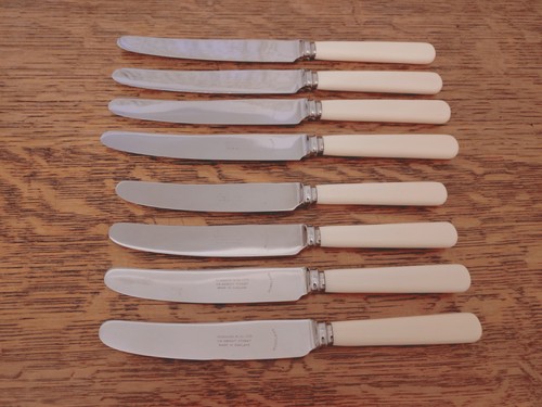 Vintage set faux bone - set,