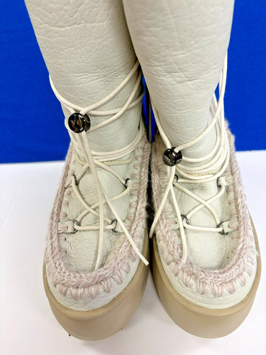 Mou platform leather snow - platform,