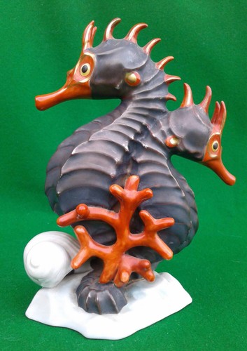 Herend pair of seahorses - 7”,