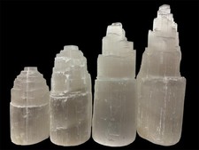 Selenite Mountain Lamp 🕯️ – Spiritual Healing Crystal Light | Calming Energy 🔮